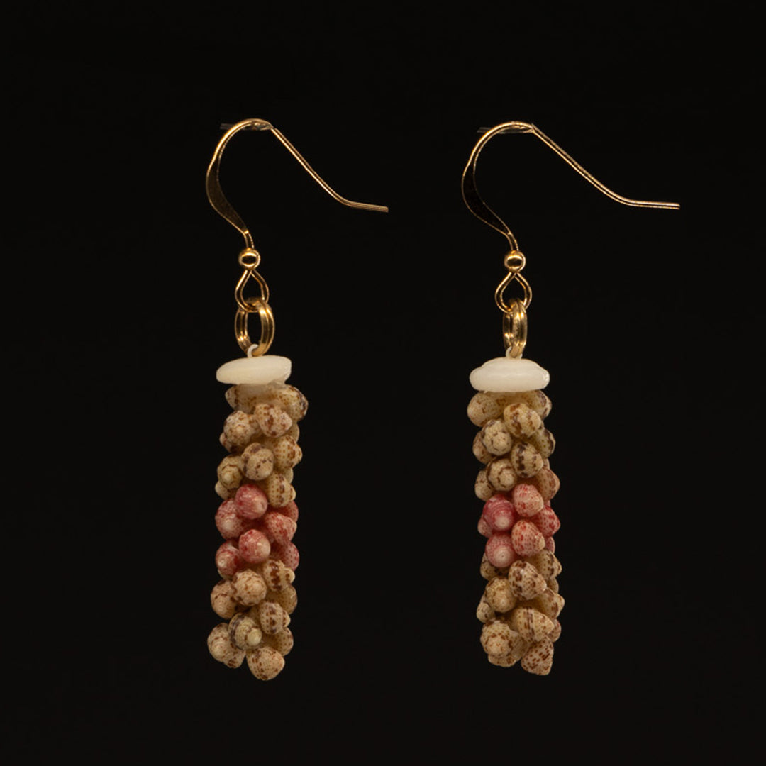 1" Niʻihau Shell Earring | Kahelelani | Poepoe Pālua