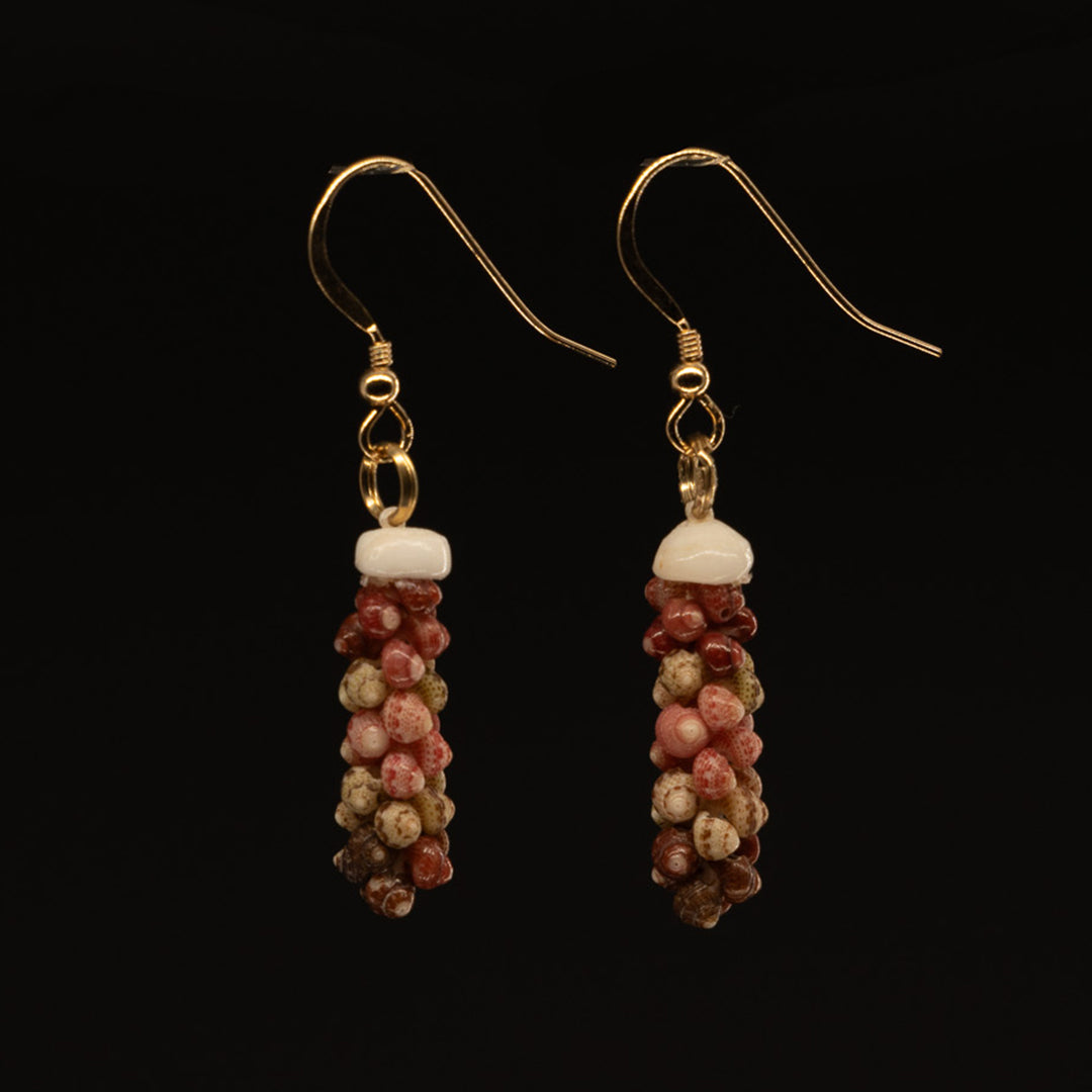 1" Niʻihau Shell Earring | Kahelelani | Poepoe Pālua