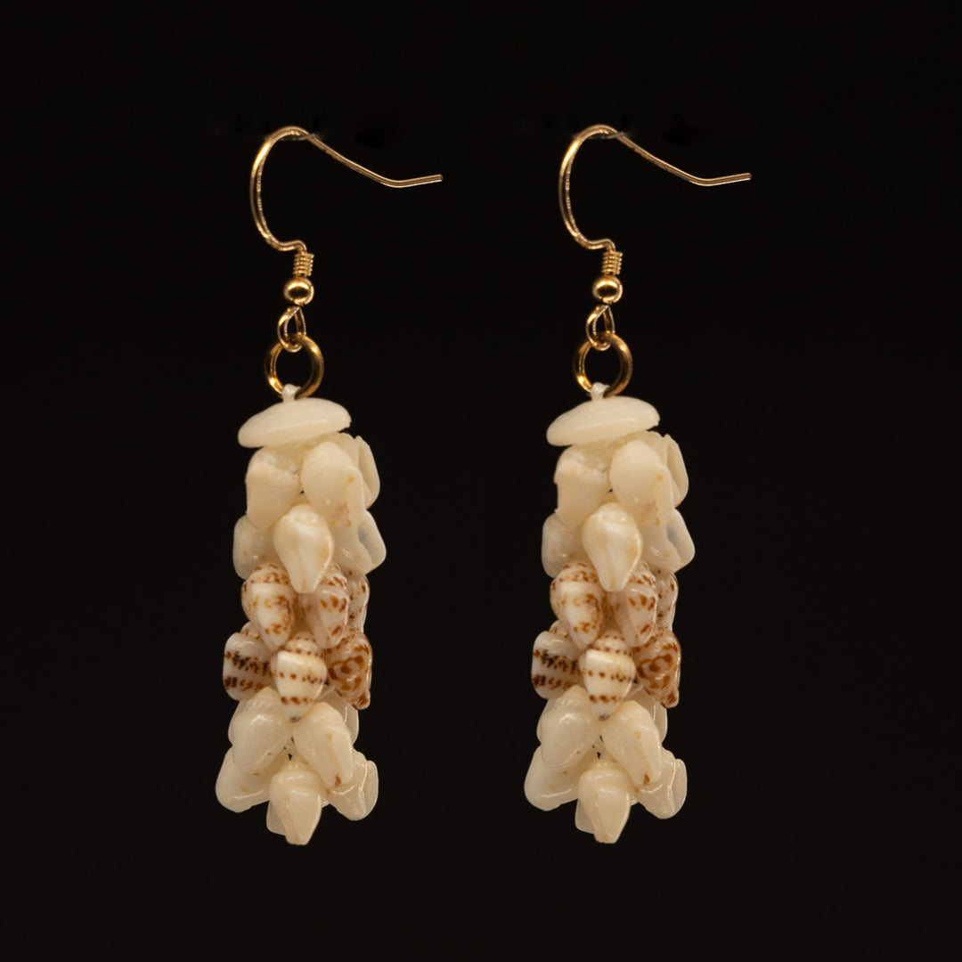 1.25" Niʻihau Shell Earring | Momi | Pahā