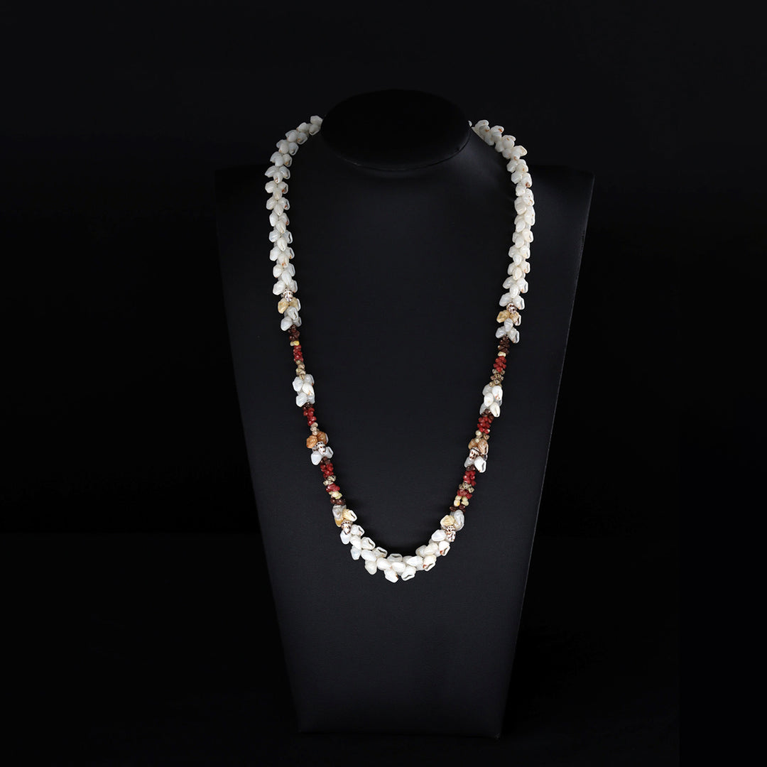 21" Niʻihau Shell Lei | Kipona Style