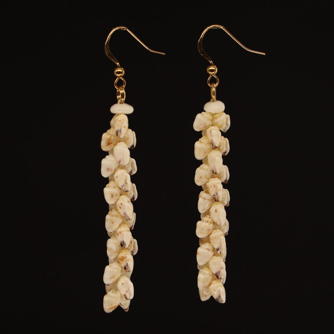 2" Niʻihau Shell Earring | Momi | Pīkake