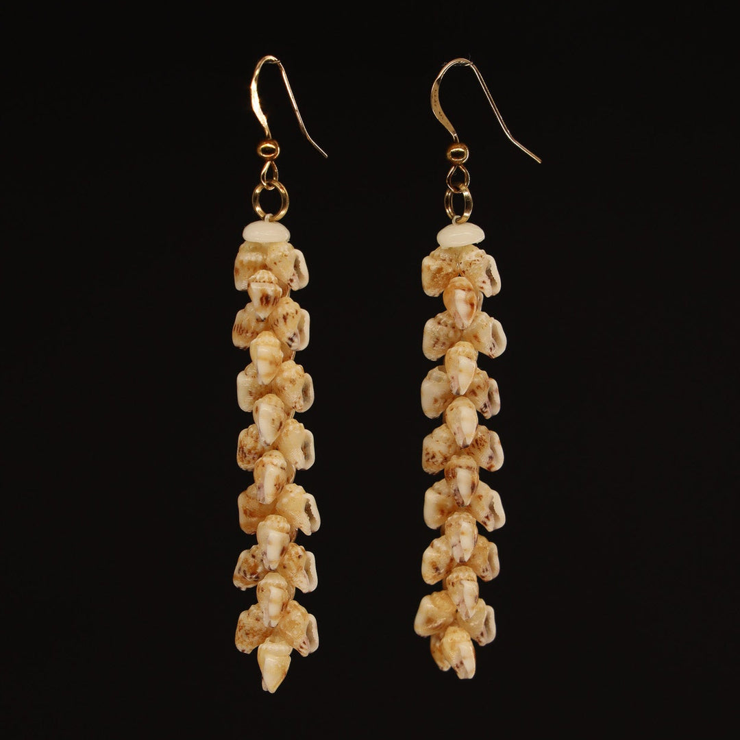 2" Niʻihau Shell Earring | Momi | Pīkake