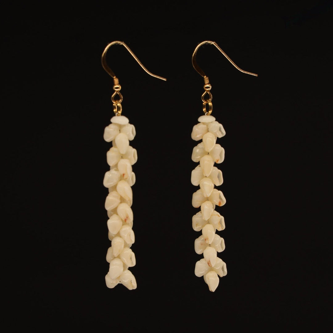 2" Niʻihau Shell Earring | Momi | Pīkake