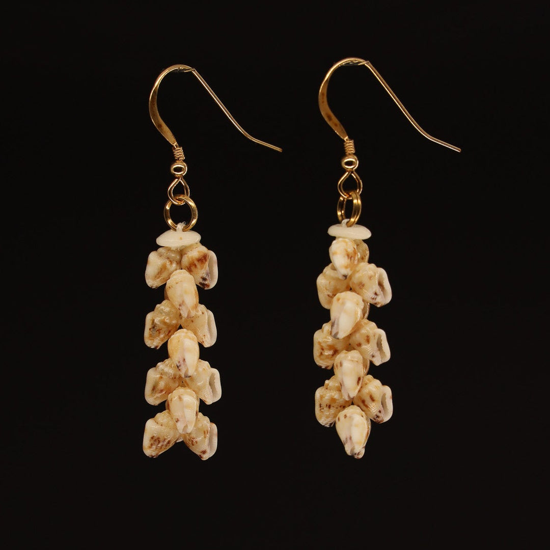 1" Niʻihau Shell Earring | Momi | Pīkake