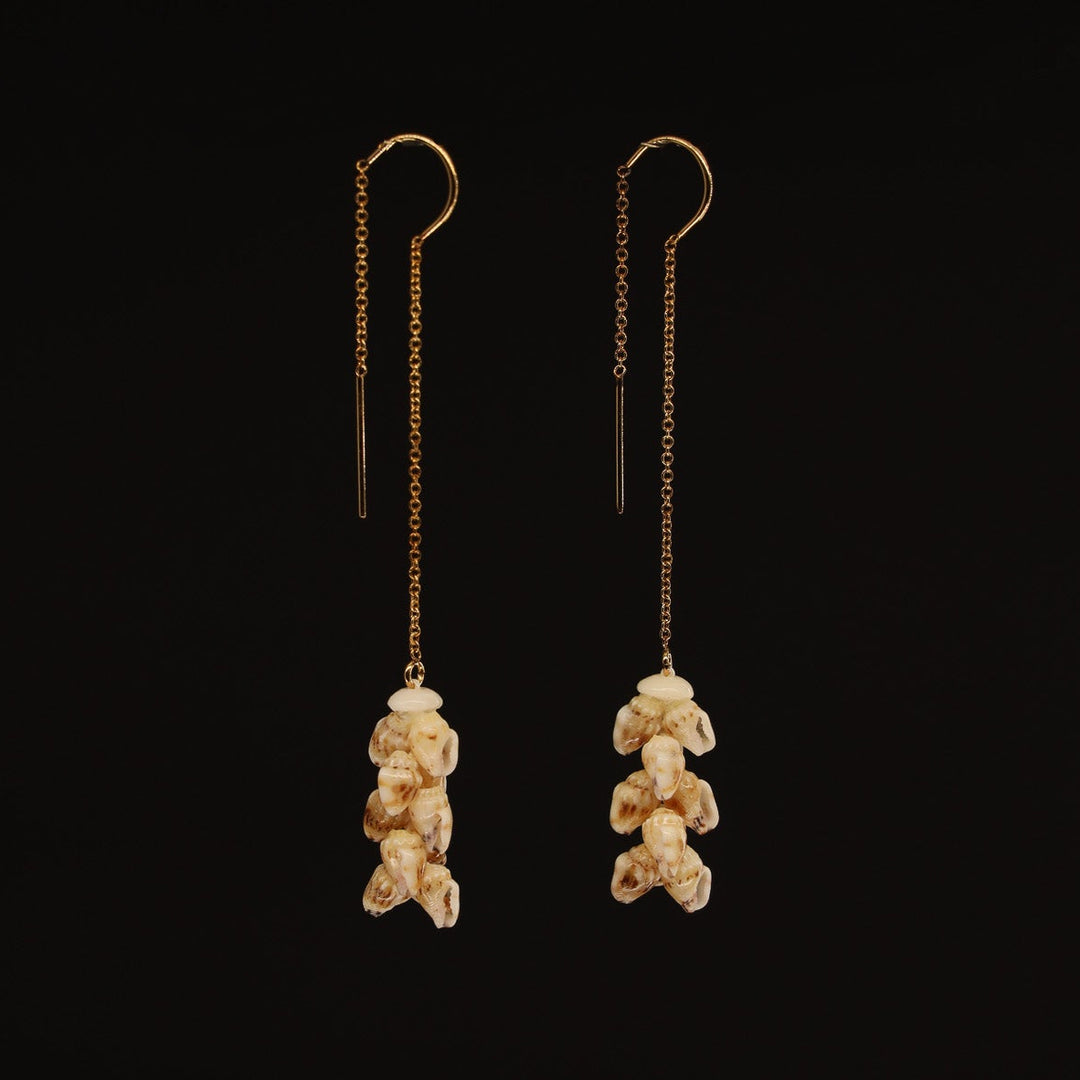 2.5" Niʻihau Shell Earring | Momi | Threader