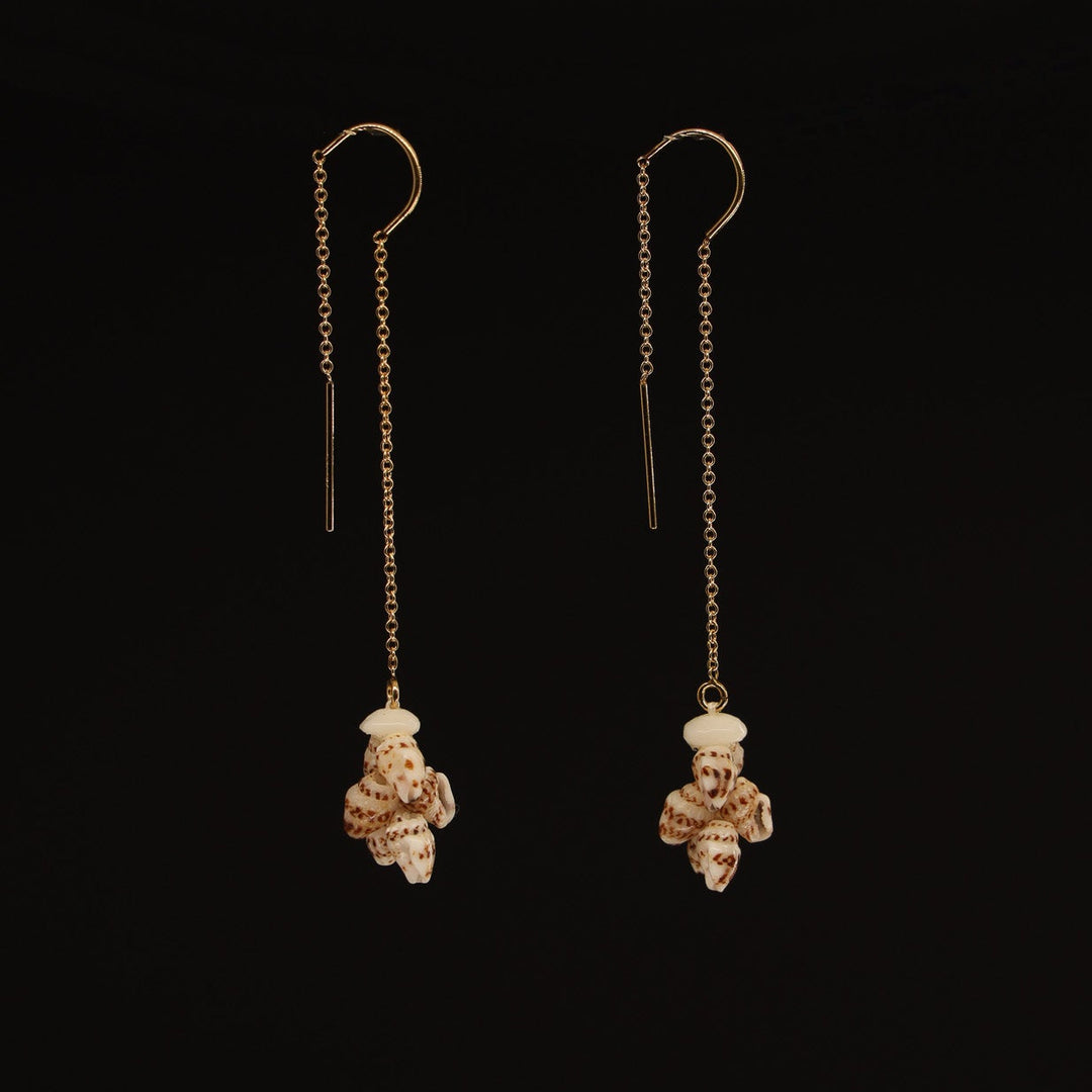 2.25" Niʻihau Shell Earring | Momi | Threader
