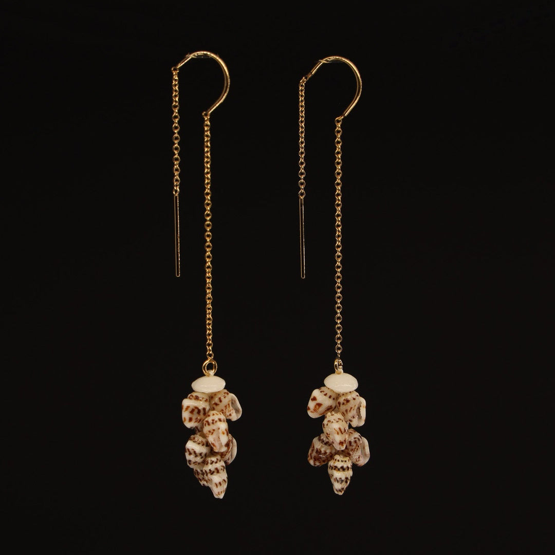 2.5" Niʻihau Shell Earring | Momi | Threader