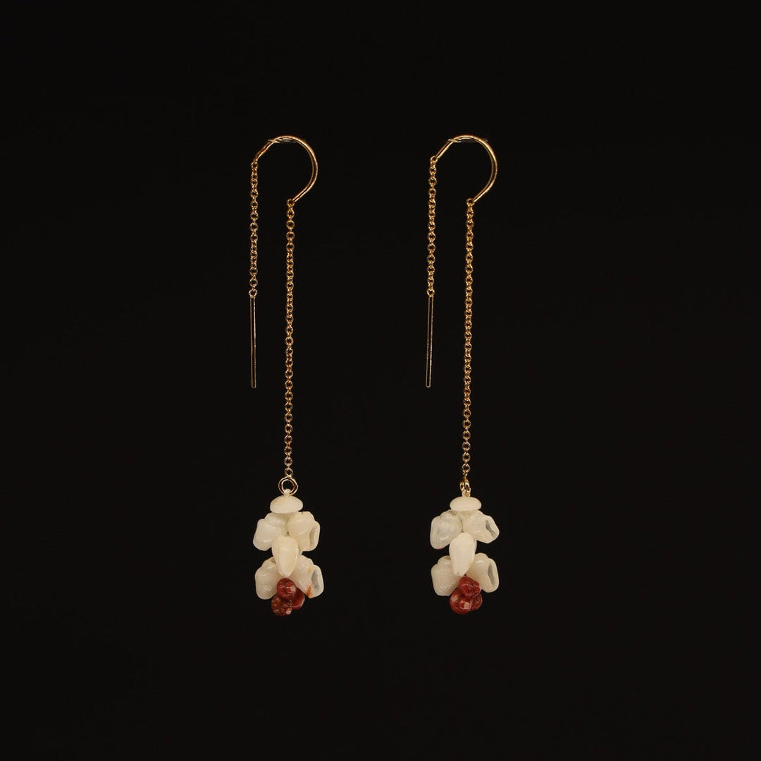 2.25" Niʻihau Shell Earring | Kipona | Threader