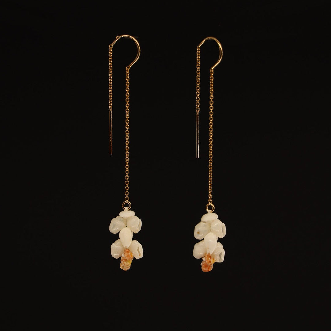 2.25" Niʻihau Shell Earring | Kipona | Threader