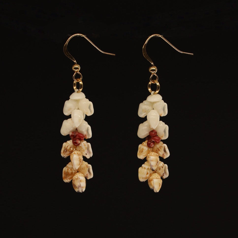 1.5" Niʻihau Shell Earring | Kipona