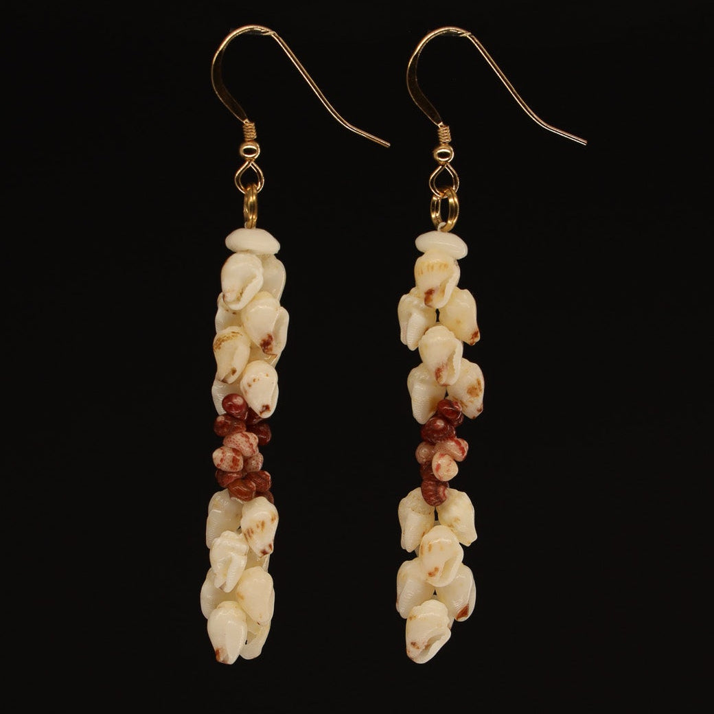 1.75" Niʻihau Shell Earring | Kipona