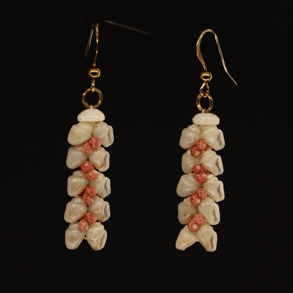 1.5" Niʻihau Shell Earring | Helekonia*