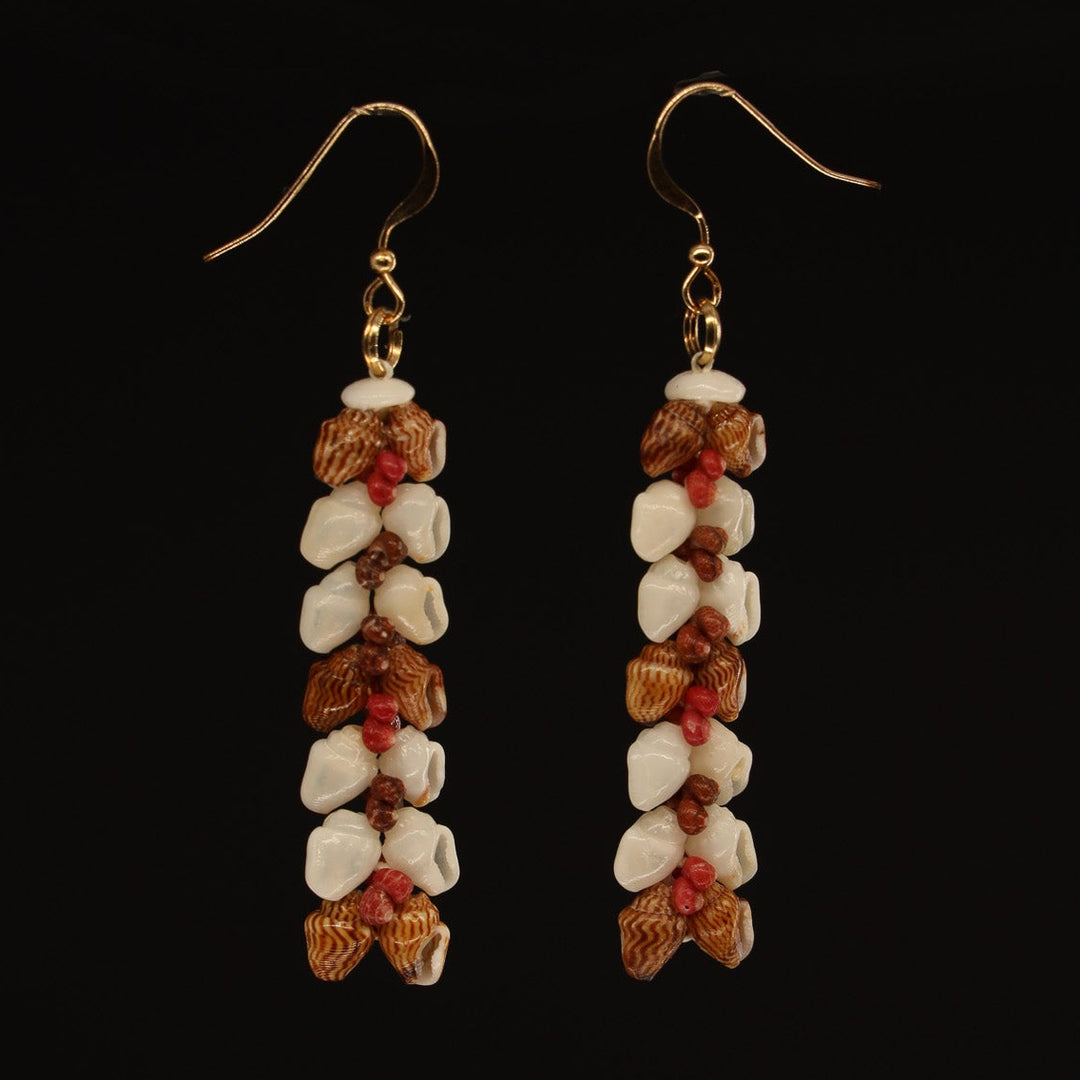 1.75" Niʻihau Shell Earring | Helekonia*