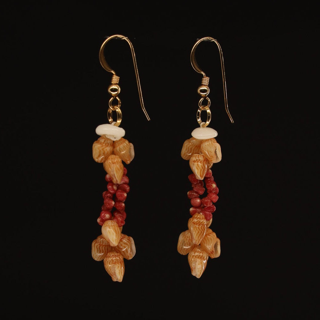 1.25" Niʻihau Shell Earring | Kipona*