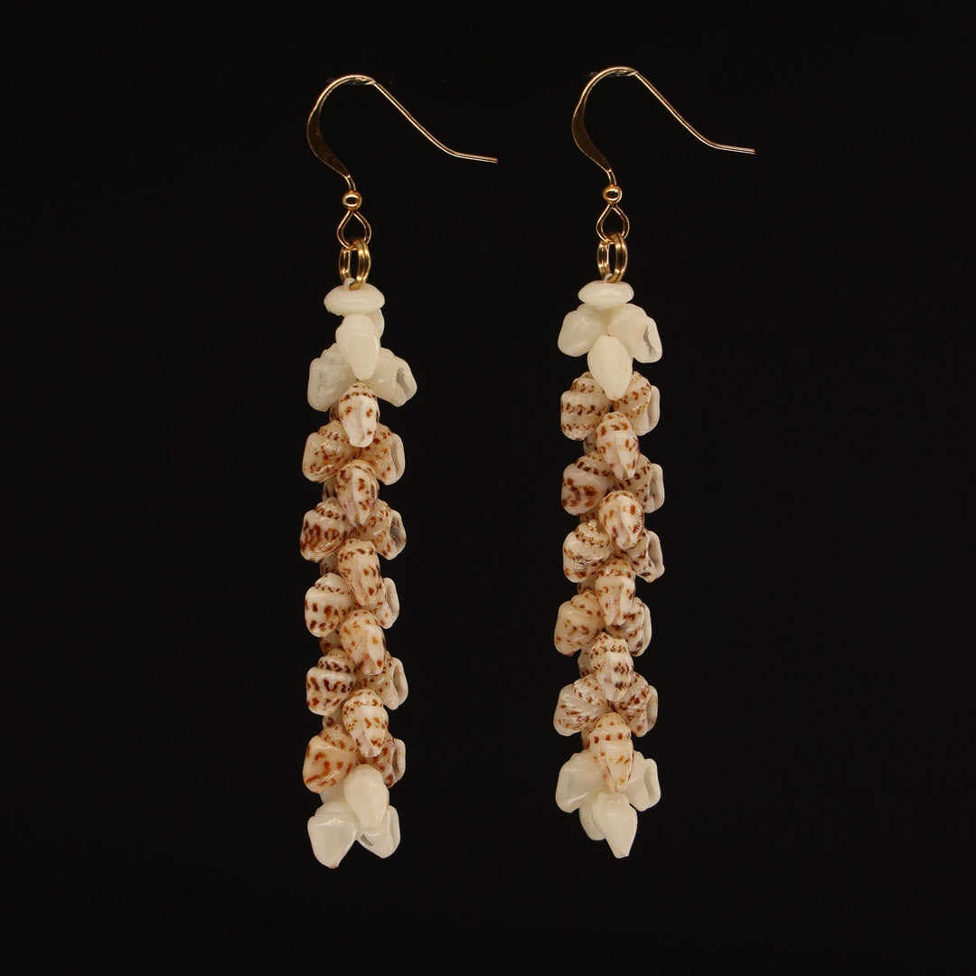 2" Niʻihau Shell Earring | Momi | Pīkake*
