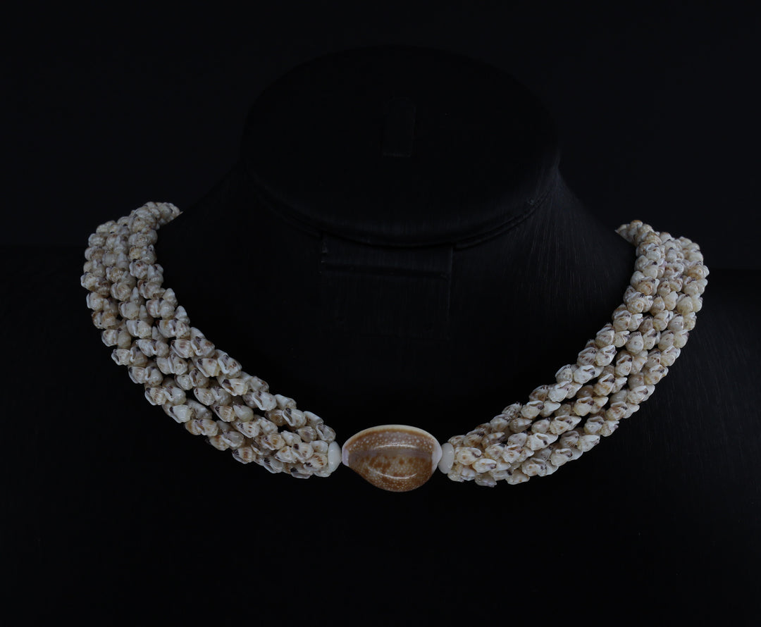 29" Niʻihau Shell Lei | 3 Strand| Momi